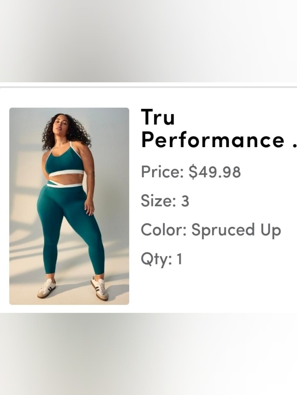 torrid Spruced Up Teal Sports Bra with Contrast White Band